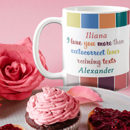 Funny Autocorrect Love Quote - Valentine’s Day  Kaffeetasse