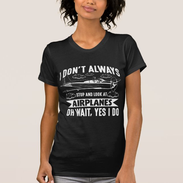 Funny Aviation Aircraft Lover Flugzeug T-Shirt (Vorderseite)