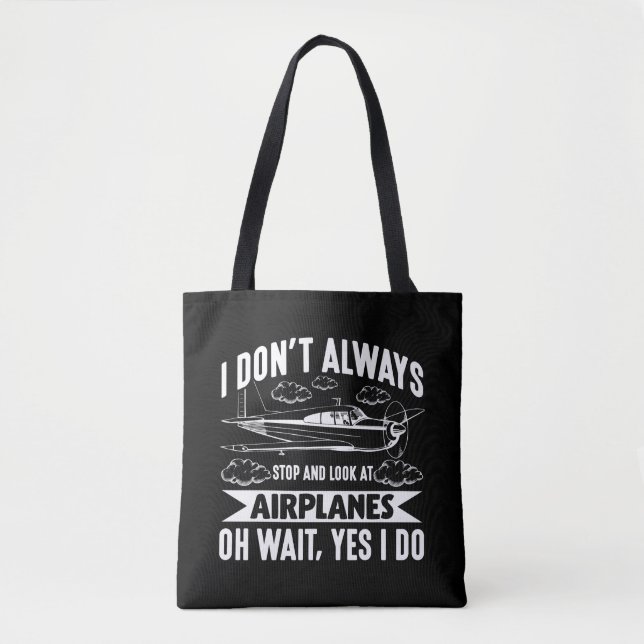 Funny Aviation Aircraft Lover Flugzeug Tasche (Vorderseite)