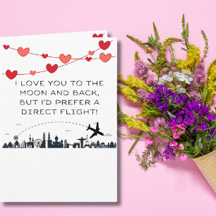 Funny Aviation, Foto, Boyfriend, Romantic Birthday Karte