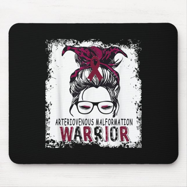 Funny Avm Arteriovenous Malformation Awareness, Mousepad (Vorne)