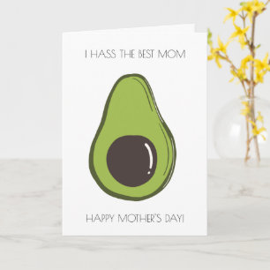 Funny Avocado Muttertagskarte Karte