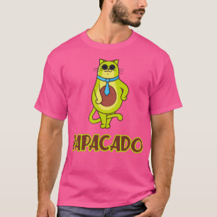 Funny Avocado Papacado Veganer Vater Pater Classic T-Shirt