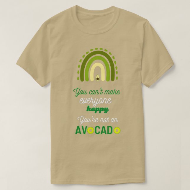 Funny avocado Quotes Classic TShirt (Design vorne)