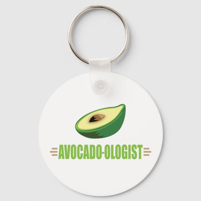 Funny Avocado Schlüsselanhänger (Vorderseite)