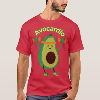 Funny Avocado Surfen 5 1 T-Shirt