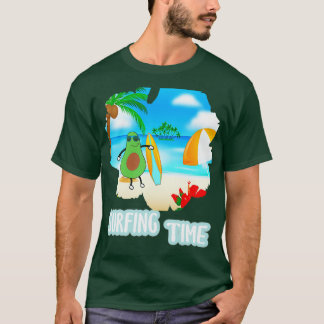 Funny Avocado Surfgeschenk für Vegan2 T-Shirt