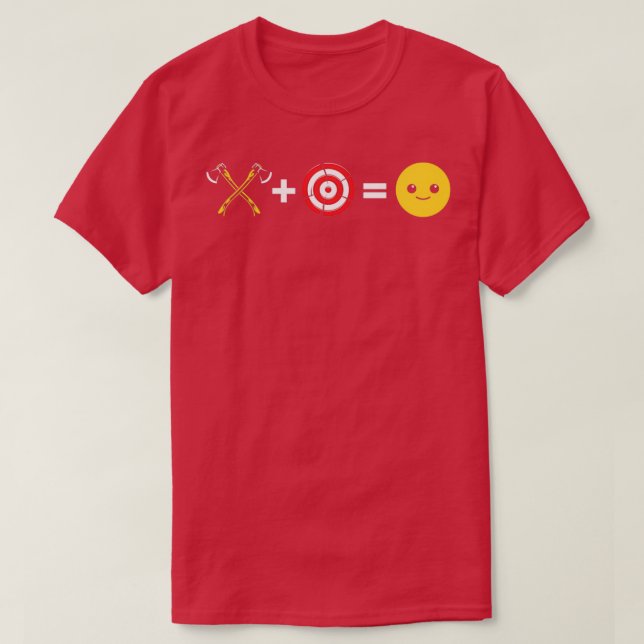 Funny Ax Throwing Axes Hatchet Thrower macht mich  T-Shirt (Design vorne)