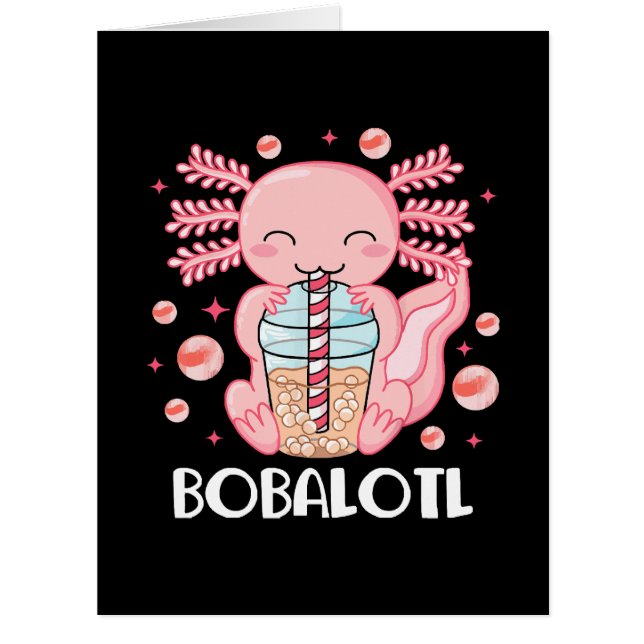 Funny Axolotl Bubble Tee (Vorderseite)