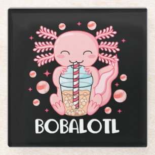 Funny Axolotl Bubble Tee Glasuntersetzer