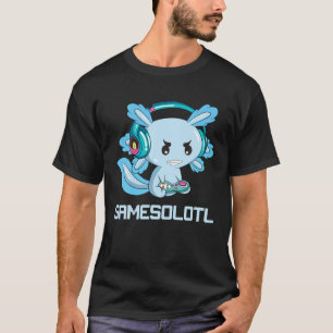 Funny Axolotl Lover Gamesalotl Gaming Axolotl Kind T-Shirt