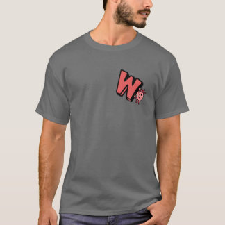 Funny Axolotl Monogram Salamander Letter W Initial T-Shirt