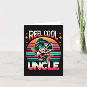 Funny B Fischen Onkel Rollen Cool Onkel Vater's Da Karte