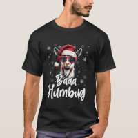 Funny Baaa Humbug Weihnachtsmannmütze Goat Sonnenb