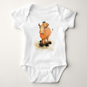Funny Baby Bodysuit mit überraschender Camel Strampler