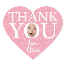 Funny Baby Gesicht danke Sticker