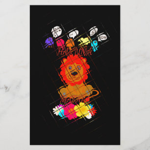Funny Baby Lion King: Hakuna Matata Art Design Briefpapier