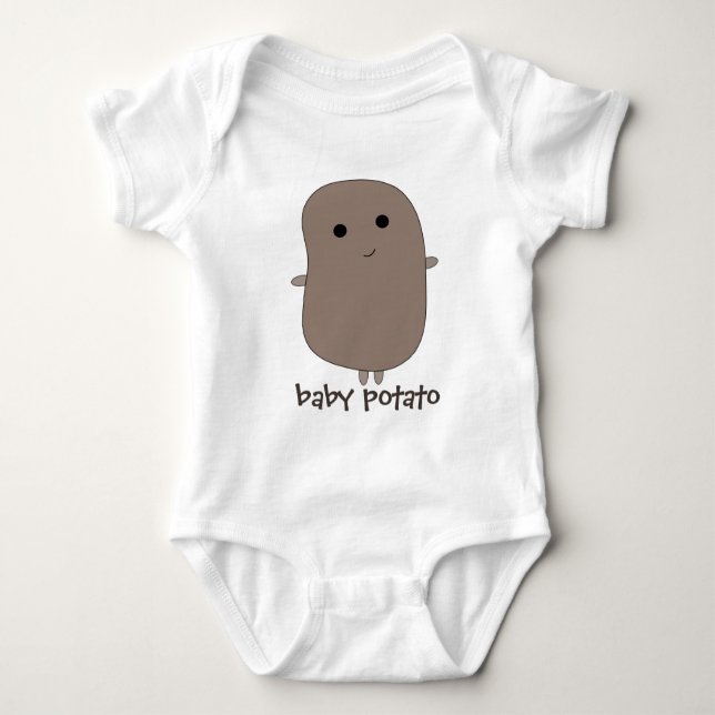 Funny Baby Potato Baby Strampler (Vorderseite)