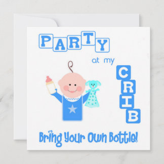 Funny Baby / Säugling Geburtstag individuelle Einl Einladung