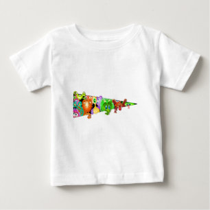 Funny Baby T - Shirt mit Neugierigen Außerirdische