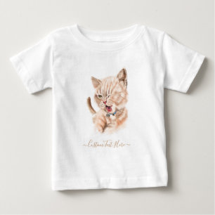 Funny Baby T - Shirt mit spielerischer Katze - Ben