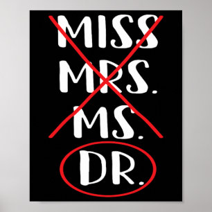 Funny Bachelor Master Doktorat Dr. Phd Poster