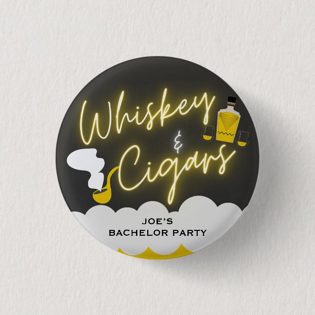 Funny Bachelor Party Button (Vorderseite)
