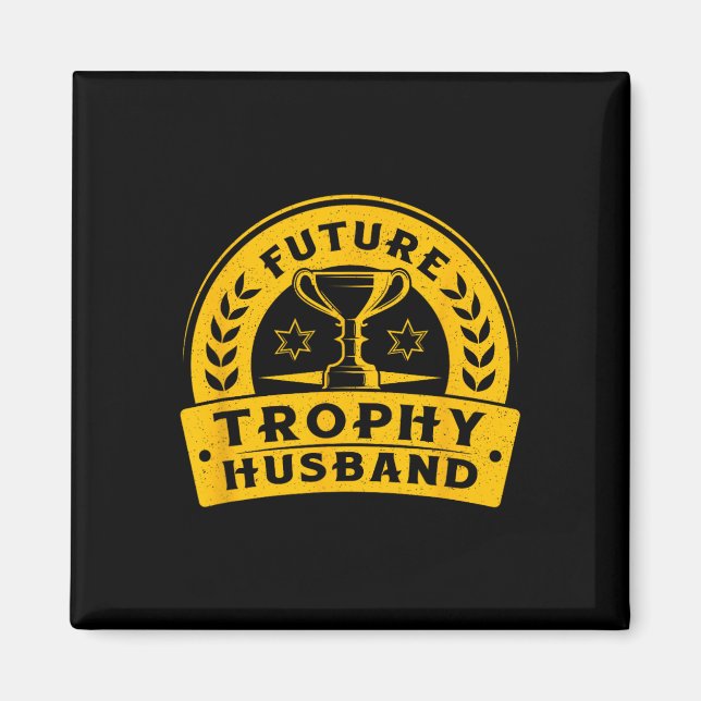 Funny Bachelor Party Future Ehemann Männer Groom T Magnet (Vorne)