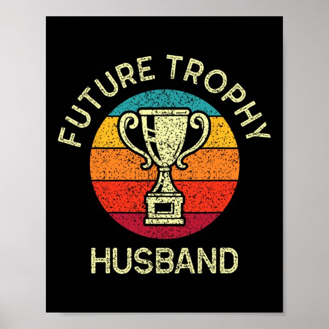 Funny Bachelor Party Future Ehemann Männer Groom T Poster (Vorne)