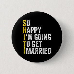 Funny Bachelor Party Groom Shirt Button