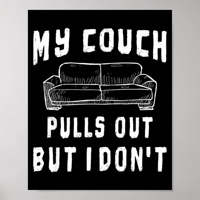 Funny Bachelor Party S Pull Out Mens Humor Sarcast Poster (Vorne)