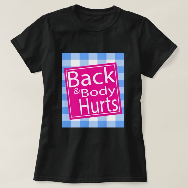 Funny Back & Body Hurst Weihnachtsfamilie T-Shirt (Design vorne)