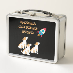 Funny Back-to-School Custom Boys Metall Brotdose