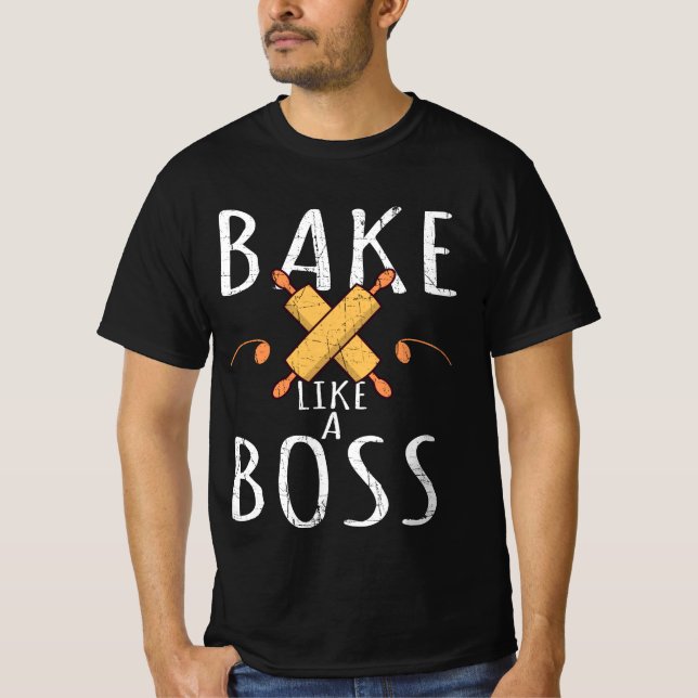 Funny Backbake wie ein Boss T-Shirt (Vorderseite)