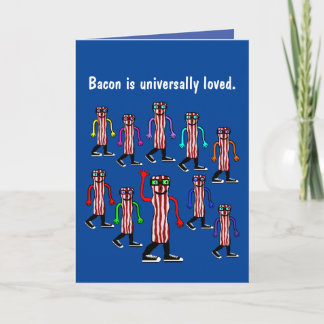 Funny Bacon Birthday Card Geschenk Karte