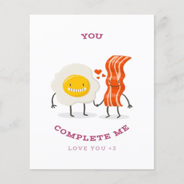 Funny Bacon Egg Complete | Bestes Geschenk für Stu Flyer (Vorne)