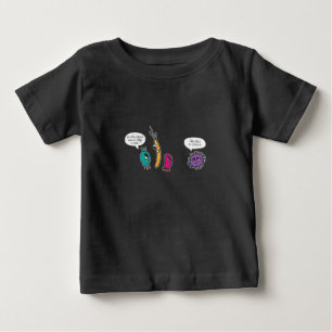Funny Bacteria Pun Biology Science Biologin Baby T-shirt