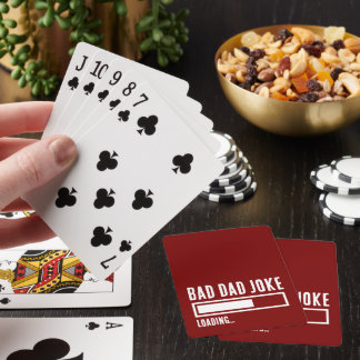 Funny Bad Vater Joke Loading Spielkarten