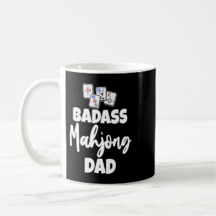 Funny Badass Mohjong Vater Tee Shirts Women Game L Kaffeetasse
