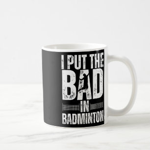Funny Badminton Art for Men Women Shuttle Sport Pl Kaffeetasse