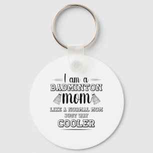 Funny Badminton Mama Shirt Women Badminton Player Schlüsselanhänger