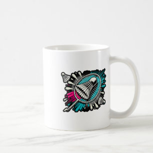 Funny Badminton Player Liebe Shuttle Design 17 Kaffeetasse