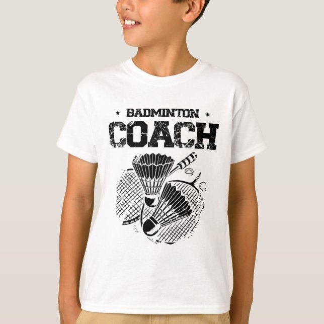 Funny Badminton Player Liebe Shuttle Design 5 T-Shirt (Vorderseite)