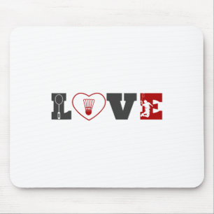Funny Badminton Shirt Women Badminton Player 1 Mousepad