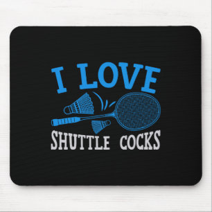 Funny Badminton Spaß Smash Shuttle Birdie Sport 3 Mousepad