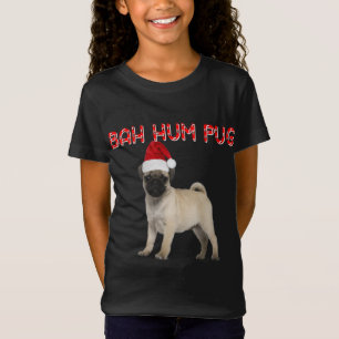 Funny Bah Hum Mops Dog Weihnachtsgeschenk Weihnach T-Shirt
