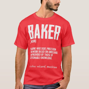 Funny Baker Definition Backen für Konditorei Koch T-Shirt