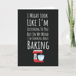 Funny Baking Cards Bake Baker Humor Bread Karte