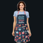 Funny Baking Pub Niedlich Pastry Koch Baker Muster Schürze<br><div class="desc">Lustvolle und coole Schürze,  um das Kochen noch angenehmer zu machen. Personalisiertes Geschenk für Familie und Freunde,  die Liebe Kochen,  Backen und probieren neue Rezepte in der Küche. Passen Sie die Formulierung an Ihren Anlass an. Mit dem Design-Tool können Sie den Schriftart-,  Schriftart- und Schriftart-Typ weiter ändern.</div>
