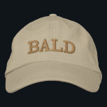 Funny Bald Head Brown Beige Mens Bestickte Baseballkappe<br><div class="desc">Die bestickte Baseballkappe von Funny Bald Head Brown Beige Men's fügt Ihrem Vater oder Opa etwas Spaß hinzu. Ideal für eine Geschenkidee am Vatertag. Es ist minimalistisch modern gestaltet mit "BALD" in fett braunen Buchstaben über die Vorderseite. KÖNNEN SIE WÖRTER UND FARBEN,  WENN SIE MÖCHTEN. IN VERSCHIEDENEN FARBOPTIONEN VERFÜGBAR</div>